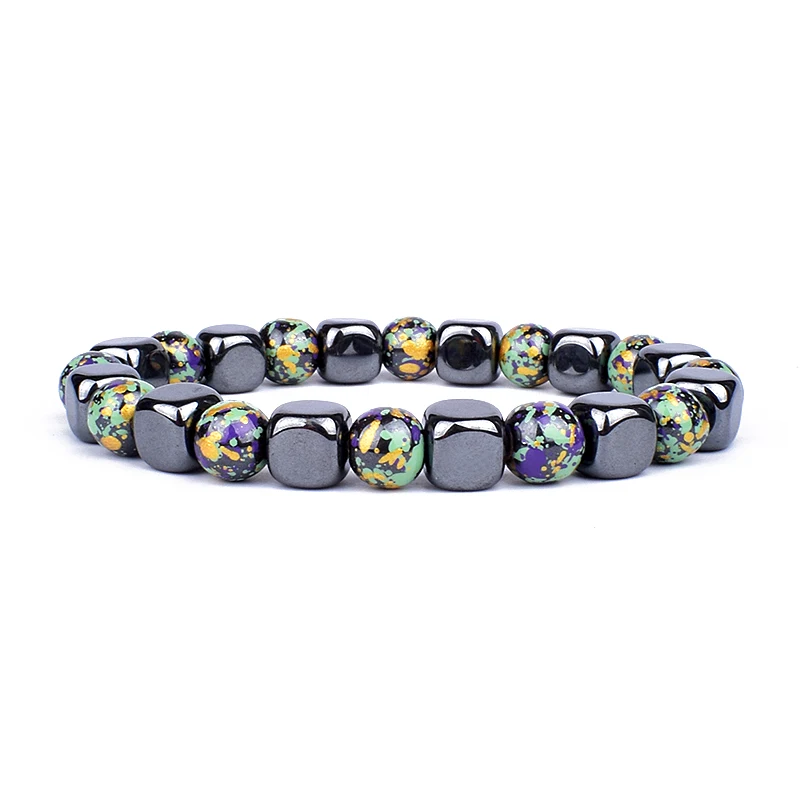 Fashion Colorful Hematite Beads Bracelet Men Weight Loss Magnetic Therapy Bracelets Women Stretch Health Care Bracelet Jewelry
Fashion Colorful Hematite Beads Bracelet Men Weight Loss Magnetic Therapy Bracelets Women Stretch Health Care Bracelet Jewelry