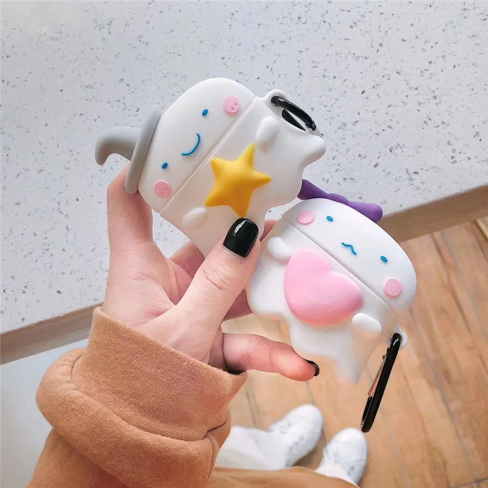 1pc Heart Ghost Shape Design Wireless Earphone Case Cover Protective Shell Compatible for AirPods pro 3
1pc Heart Ghost Shape Design Wireless Earphone Case Cover Protective Shell Compatible for AirPods pro 3