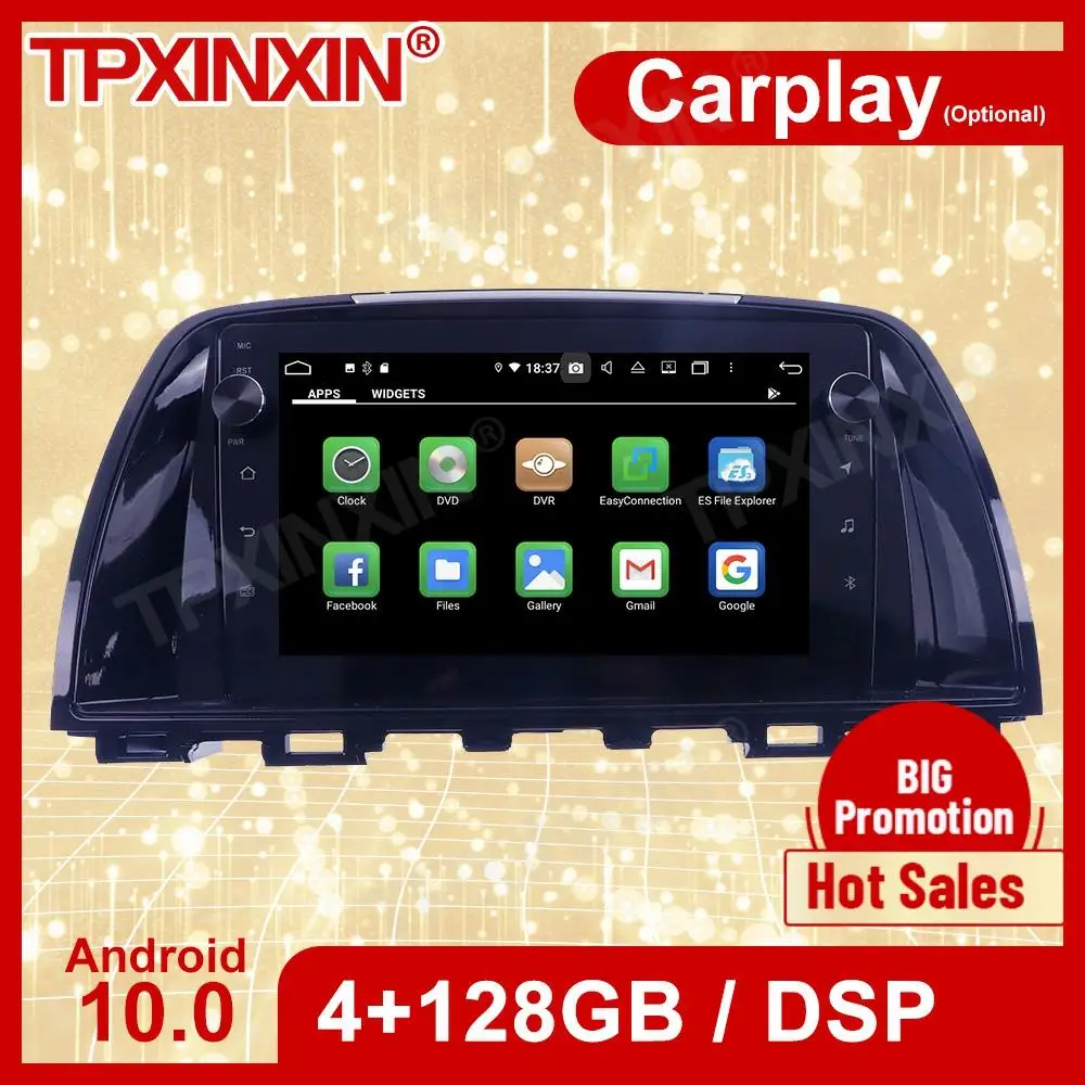 Wireless Carplay 2 Din Car Android 10 Stereo Receiver For Mazda Atenza 2015 GPS Radio Audio Recorder Head Unit
Wireless Carplay 2 Din Car Android 10 Stereo Receiver For Mazda Atenza 2015 GPS Radio Audio Recorder Head Unit