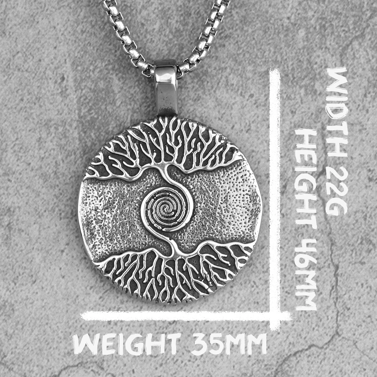 Viking Amulet Tree of Life Stainless Steel Men Necklaces Pendants Chain for Boyfriend Male Jewelry Creativity Gift Wholesale
Viking Amulet Tree of Life Stainless Steel Men Necklaces Pendants Chain for Boyfriend Male Jewelry Creativity Gift Wholesale