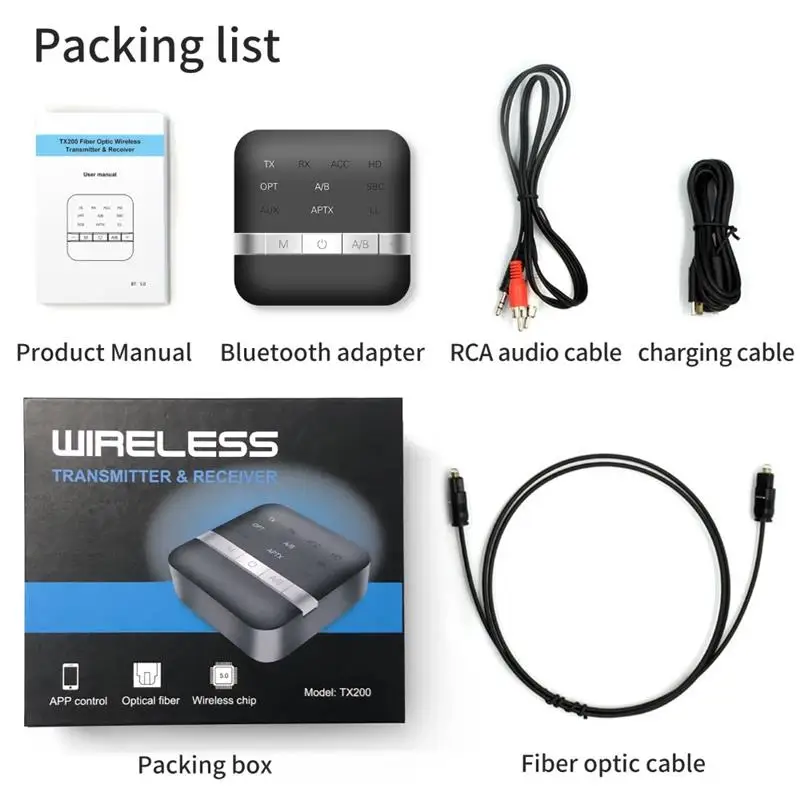 2 1 Bluetooth 5,0 RCA 3,5 Aux BT CSR8675 APP
2 1 Bluetooth 5,0 RCA 3,5 Aux BT CSR8675 APP