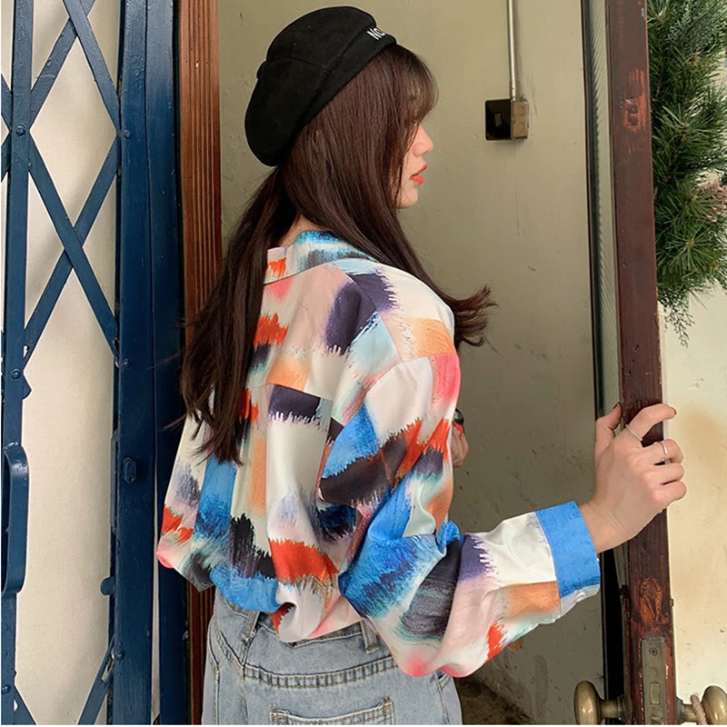 JCGO 2020 New Women Blouse Fashion Color Print Loose Causal Long Sleeve Shirt Tops Blusas Spring Summer Women's Clothing
JCGO 2020 New Women Blouse Fashion Color Print Loose Causal Long Sleeve Shirt Tops Blusas Spring Summer Women's Clothing