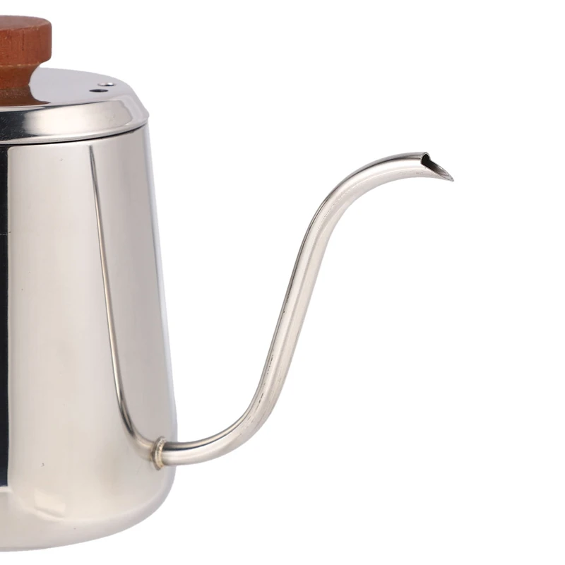 Stainless Steel Wooden Handle Drip Coffee Pot Long Gooseneck Spout Kettle Moka Coffee Tea Pot
Stainless Steel Wooden Handle Drip Coffee Pot Long Gooseneck Spout Kettle Moka Coffee Tea Pot
