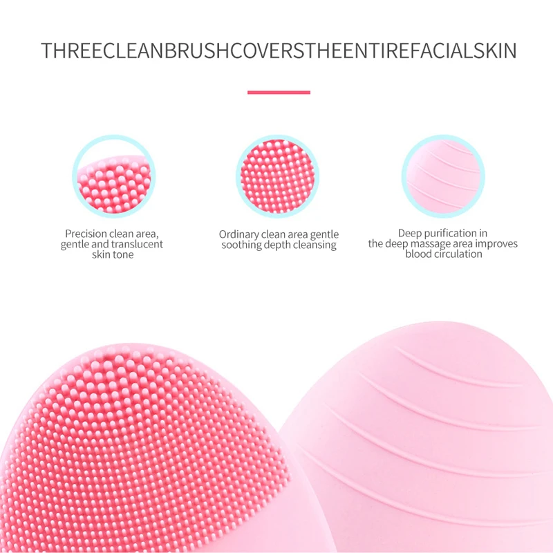Silicone Electric Facial Cleansing Brush Vibration Face Cleaner Deep Cleaning Pores Face Skin Care Tools Massager Rejuvenation
Silicone Electric Facial Cleansing Brush Vibration Face Cleaner Deep Cleaning Pores Face Skin Care Tools Massager Rejuvenation