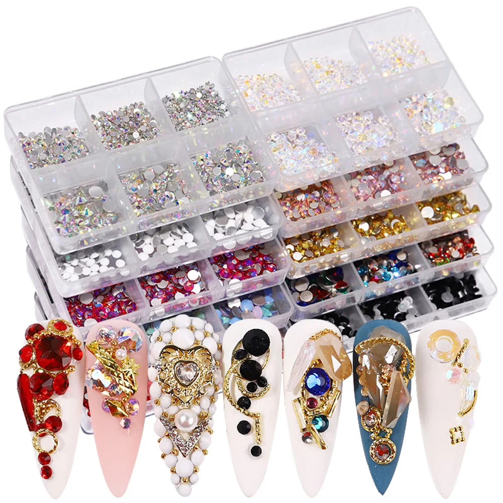 Multi-size Nail Crystal Rhinestones AB Flat Back Glitter Strass Charms Nail Art Decoration DIY Manicure Tool
Multi-size Nail Crystal Rhinestones AB Flat Back Glitter Strass Charms Nail Art Decoration DIY Manicure Tool