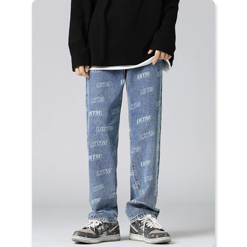 Men Jeans Autumn Winter Trend High Street Wear Hip-hop Letter Printed Jeans Men Vertical Wide-leg Denim Pants Retro Unisex
Men Jeans Autumn Winter Trend High Street Wear Hip-hop Letter Printed Jeans Men Vertical Wide-leg Denim Pants Retro Unisex