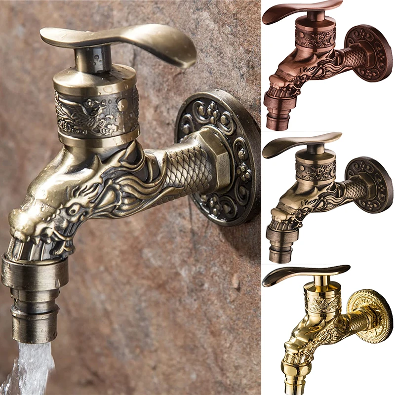 Outdoor Faucet Garden Bibcock Tap Balcony Washer Mop Tap Vintage Style Zinc Alloy 1/2" Interface C66
Outdoor Faucet Garden Bibcock Tap Balcony Washer Mop Tap Vintage Style Zinc Alloy 1/2" Interface C66