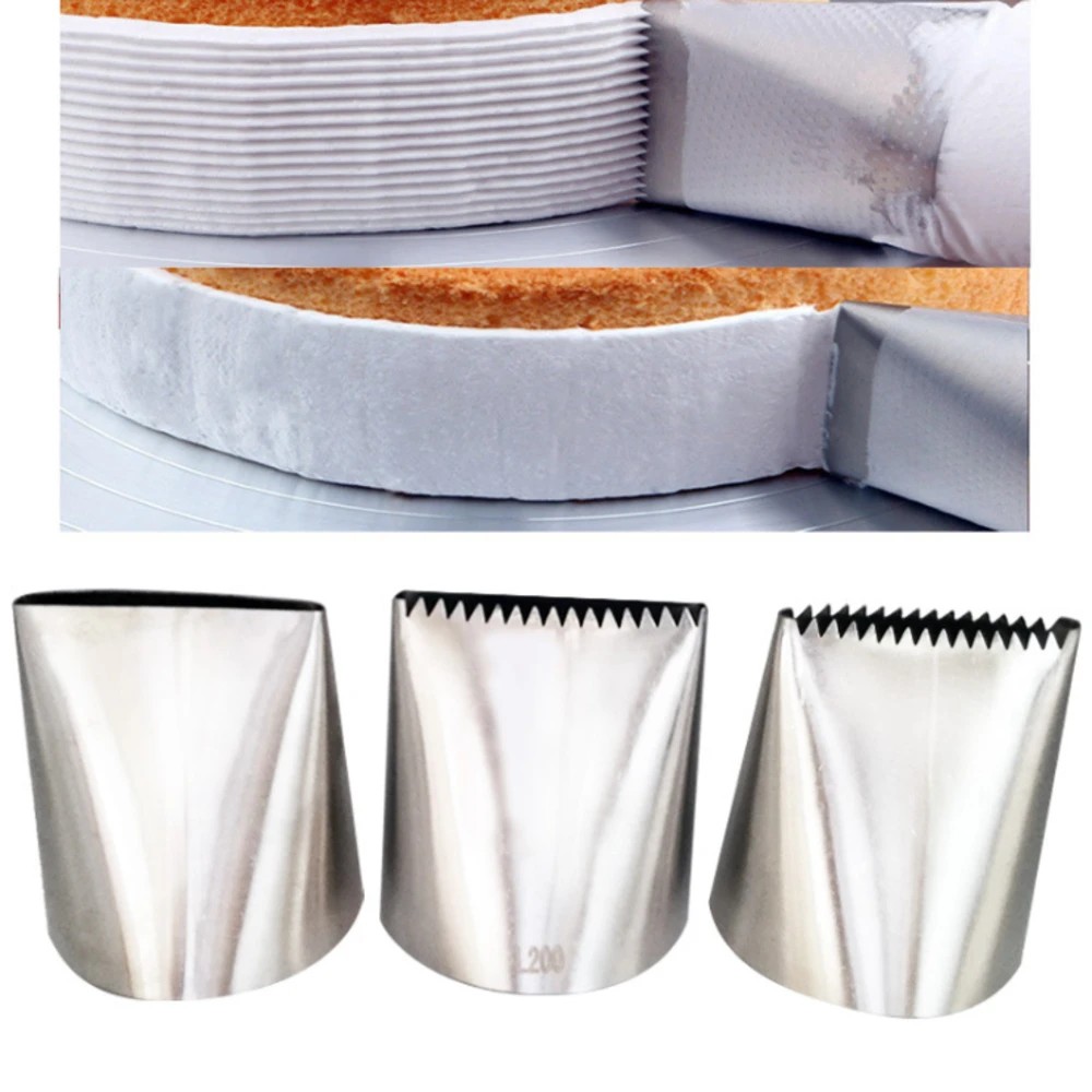 Three Models Oversized Stainless Steel Flower Mouth Zigzag Cream Pastry Decorated Flower Mouth Cake Baking Tools Hot Sale
Three Models Oversized Stainless Steel Flower Mouth Zigzag Cream Pastry Decorated Flower Mouth Cake Baking Tools Hot Sale