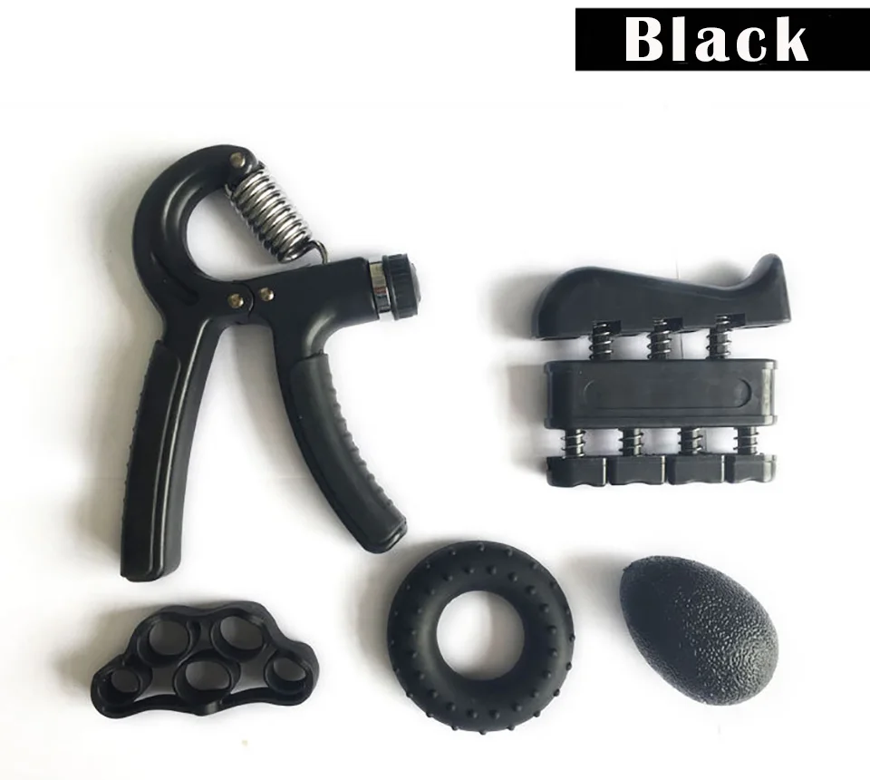 5 Pieces Hand Grip Trainer Set Finger Resistance Band Rubber Ring Adjustable 5-60KG Heavy Grips Fingers Exerciser Ball
5 Pieces Hand Grip Trainer Set Finger Resistance Band Rubber Ring Adjustable 5-60KG Heavy Grips Fingers Exerciser Ball