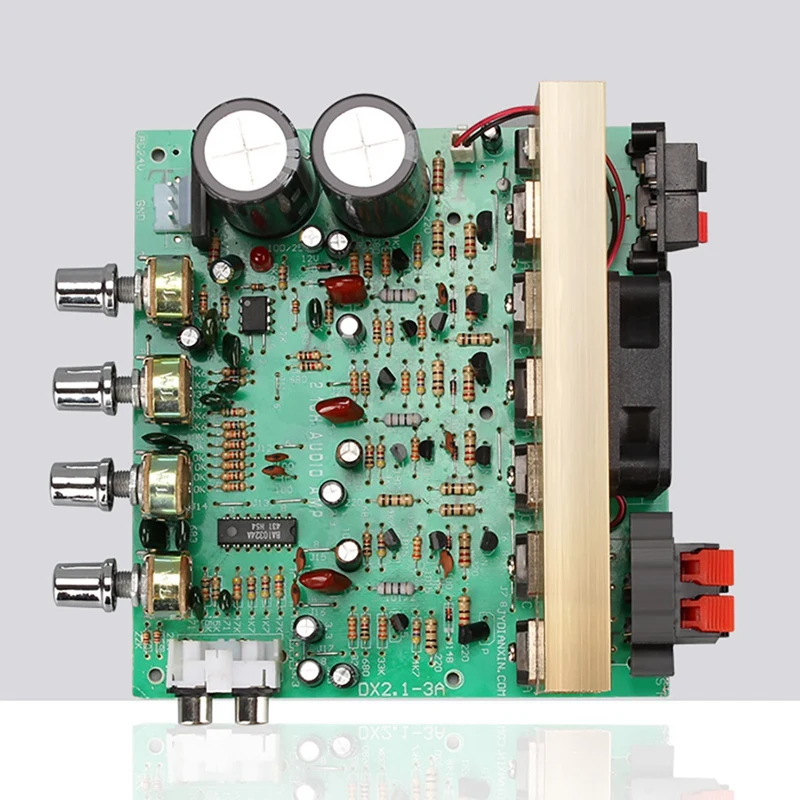 

DX-2.1 Channel 2X100W High-Power Subwoofer Digital Audio Power Amplifier Board Can Be Connected to Bluetooth Decoding