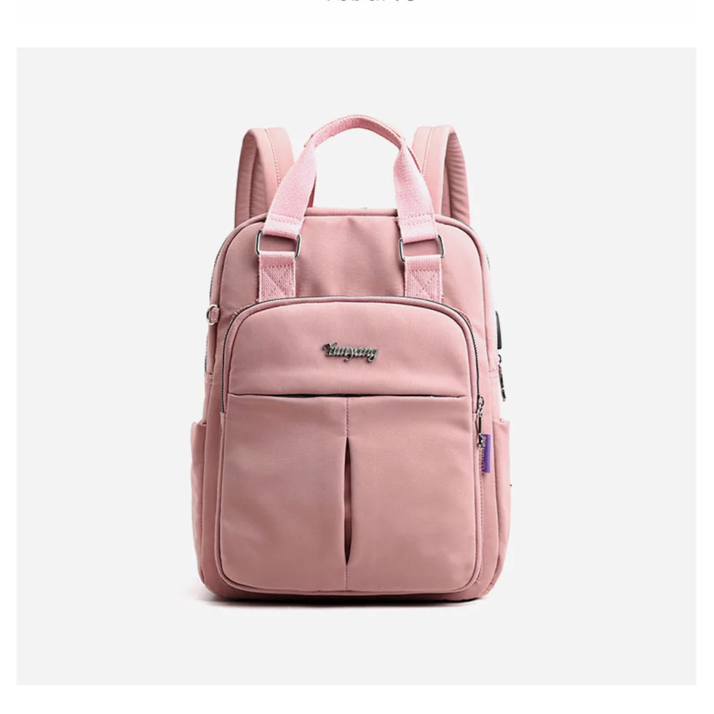 Student Laptop Bag Travel Backpack Waterproof Solid Large Backpack USB Charging Function Fashion Oxford Cloth Fabric Backpack
Student Laptop Bag Travel Backpack Waterproof Solid Large Backpack USB Charging Function Fashion Oxford Cloth Fabric Backpack