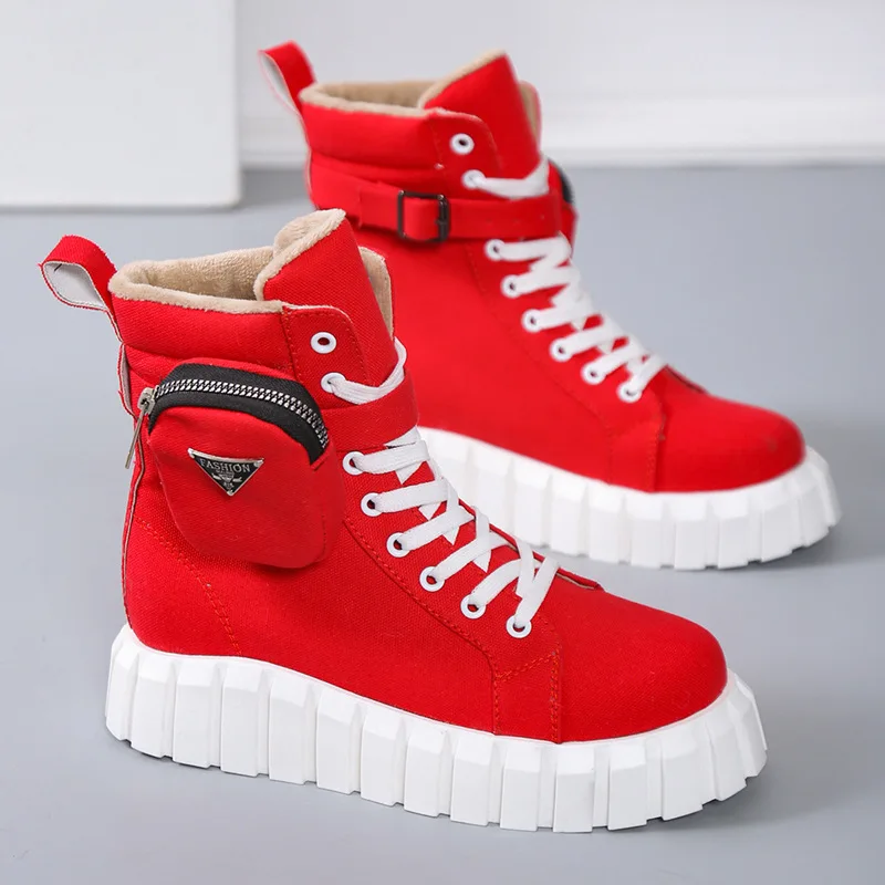 New Women Canvas Shoes High Top Fashion Sneakers Woman Casual Shoes Zapatos De Mujer Lace-up Breathable Plus Size Ladies Shoes
New Women Canvas Shoes High Top Fashion Sneakers Woman Casual Shoes Zapatos De Mujer Lace-up Breathable Plus Size Ladies Shoes