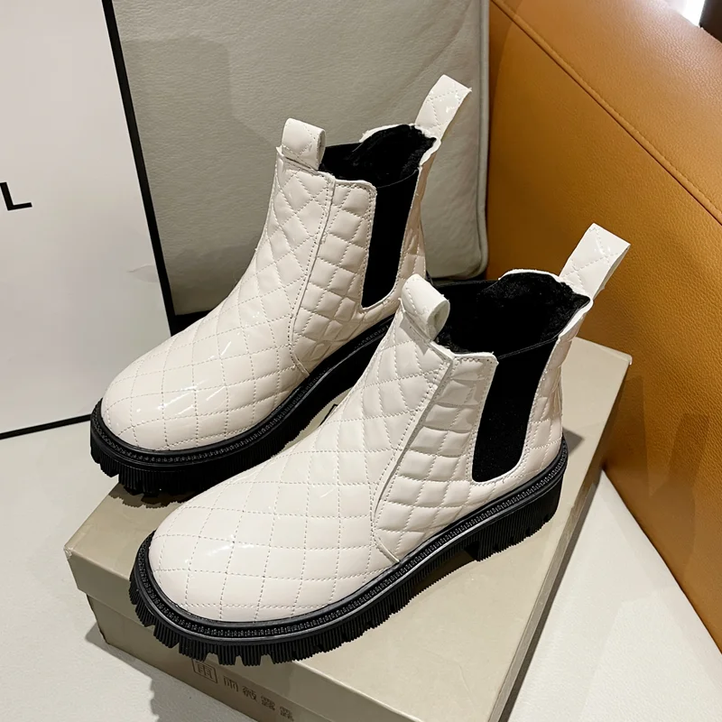 Chelsea Boots Brand Designer Women's Boots Round Toe Thick-soled PU Short Boots High Quality Winter Warm Boots Casual Boots 2022
Chelsea Boots Brand Designer Women's Boots Round Toe Thick-soled PU Short Boots High Quality Winter Warm Boots Casual Boots 2022