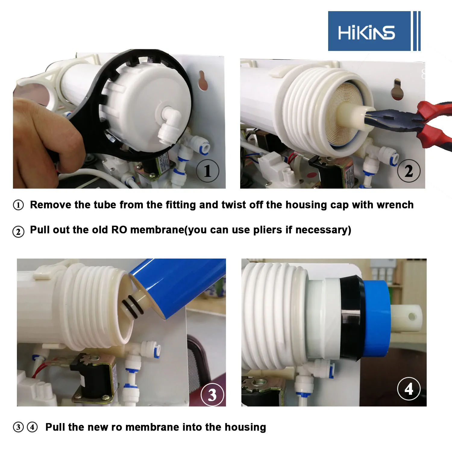Home Kitchen 50/75/100/125GPD Reverse Osmosis RO Membrane Replacement Water System Filter Purifier 5 Stage Water Treatment
Home Kitchen 50/75/100/125GPD Reverse Osmosis RO Membrane Replacement Water System Filter Purifier 5 Stage Water Treatment