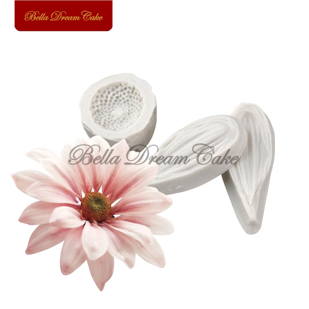 3pcs Mini Daisy Flower Veiner Silicone Mold For DIY Handmade Fondant Petal Clay Gumpaste Mould Cake Decorating Tools Bakeware
3pcs Mini Daisy Flower Veiner Silicone Mold For DIY Handmade Fondant Petal Clay Gumpaste Mould Cake Decorating Tools Bakeware