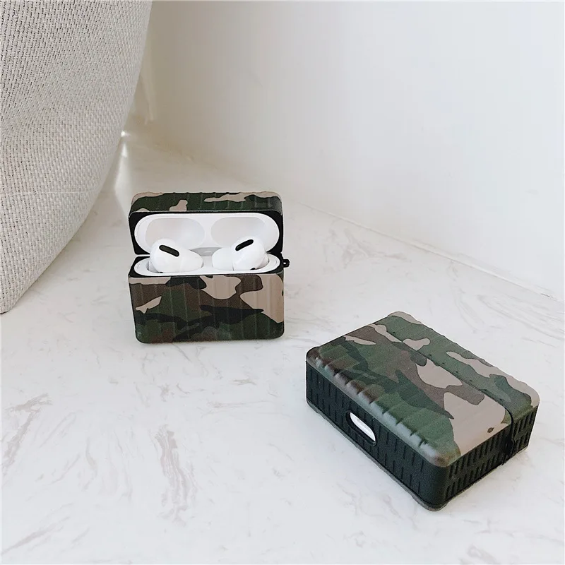 For AirPods 1 2 Pro Case 3D Camo Military Soft Silicone Earphone Cases For Apple Airpods Case Cute Cover Funda MNL1
For AirPods 1 2 Pro Case 3D Camo Military Soft Silicone Earphone Cases For Apple Airpods Case Cute Cover Funda MNL1