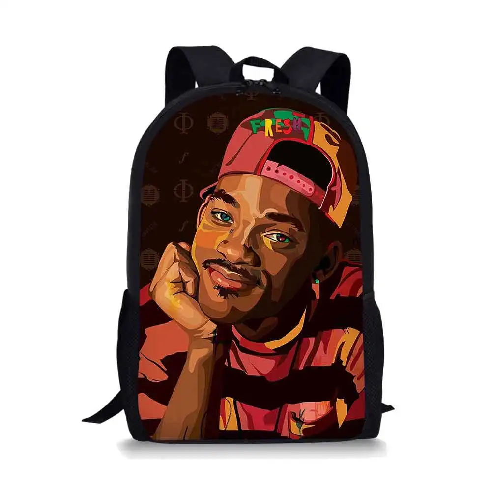 Рюкзак Fresh Prince для подростков и мальчиков, прочный ранец с 3D рисунком для повседневной носки, для детей и студентов, сумка для книг на заказ
Рюкзак Fresh Prince для подростков и мальчиков, прочный ранец с 3D рисунком для повседневной носки, для детей и студентов, сумка для книг на заказ