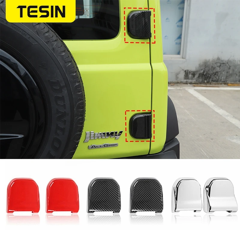 TESIN Car Styling for Jimny JB74 Car Rear Tail Door Tailgate Hinge Decoration Cover Stickers for Suzuki Jimny 2019+ Accessories
TESIN Car Styling for Jimny JB74 Car Rear Tail Door Tailgate Hinge Decoration Cover Stickers for Suzuki Jimny 2019+ Accessories