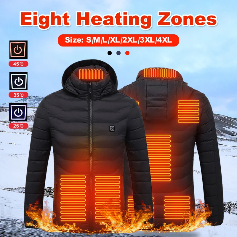 8 Areas Unisex Heated Jacket Heating Coat Electric Thermal Coat Heated Vest Winter Outdoor Warm Clothing жиле с подогѬевом |
8 Areas Unisex Heated Jacket Heating Coat Electric Thermal Coat Heated Vest Winter Outdoor Warm Clothing жиле с подогѬевом |