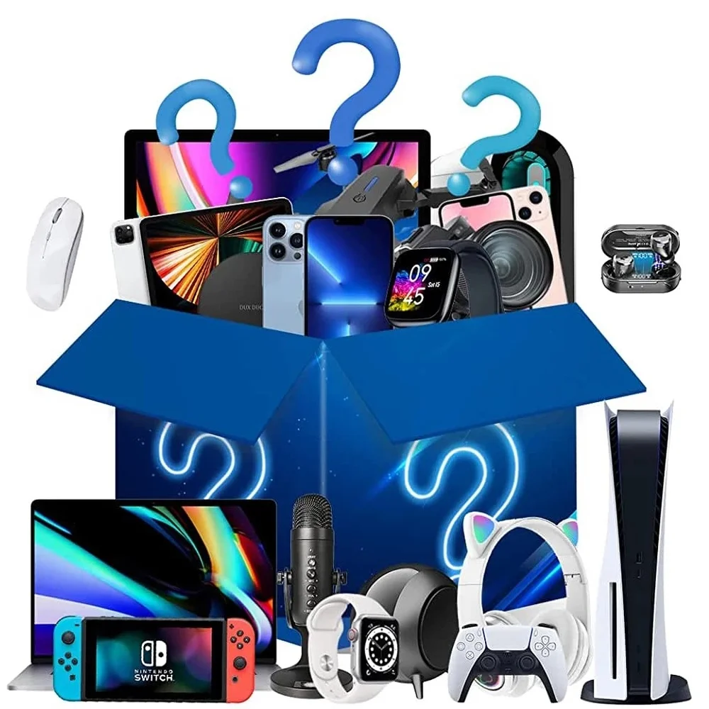 Mystery Box Electronic 100% Surprise Gift Premium Electronic Product Boutique Random More Lucky Christmas Gift Waiting for You
Mystery Box Electronic 100% Surprise Gift Premium Electronic Product Boutique Random More Lucky Christmas Gift Waiting for You