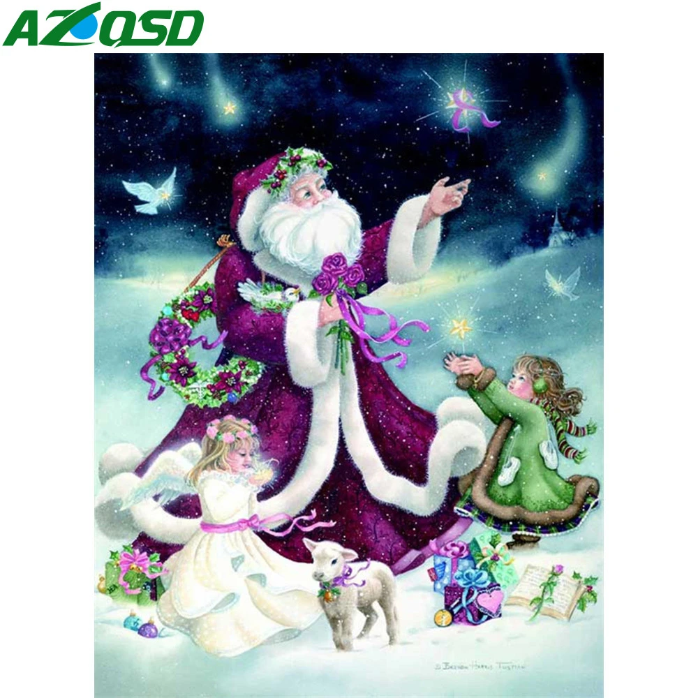 AZQSD Рождественская Алмазная картина Санта-Клаус мозаика 5d Diy Алмазная вышивка мультяшная мозаика Стразы подарок рукоделие
AZQSD Рождественская Алмазная картина Санта-Клаус мозаика 5d Diy Алмазная вышивка мультяшная мозаика Стразы подарок рукоделие