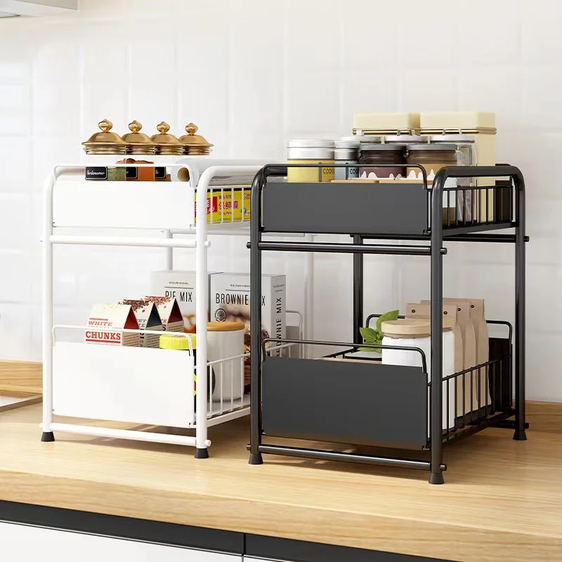 Under Sink Cabinet Organizer 2-Tiers with Sliding Storage Drawer Desktop Organizer for Kitchen Bathroom Countertop Rack Supplies
Under Sink Cabinet Organizer 2-Tiers with Sliding Storage Drawer Desktop Organizer for Kitchen Bathroom Countertop Rack Supplies