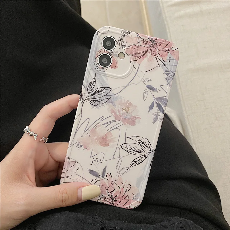 Literary Fresh Flowers Suitable For Apple Mobile Phone Shell Anti-Falling Soft Shell New Exquisite Characteristic Style
Literary Fresh Flowers Suitable For Apple Mobile Phone Shell Anti-Falling Soft Shell New Exquisite Characteristic Style