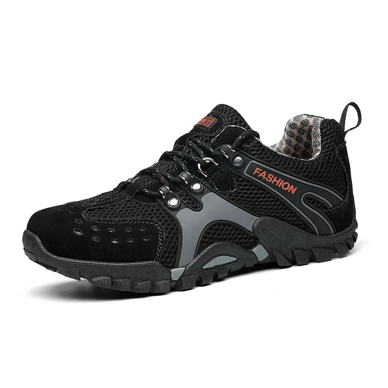 Men Hiking Shoes Men's Summer Breathable Wading Sneaker Genuine Leather Mesh Non-slip Sports Travel Outdoor Shoes Size 38-46
Men Hiking Shoes Men's Summer Breathable Wading Sneaker Genuine Leather Mesh Non-slip Sports Travel Outdoor Shoes Size 38-46