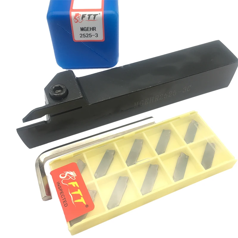 1 шт. MGEHR2525-3 держатель для долбежных инструментов + 10 MGMN300-T FT1125 твердосплавные