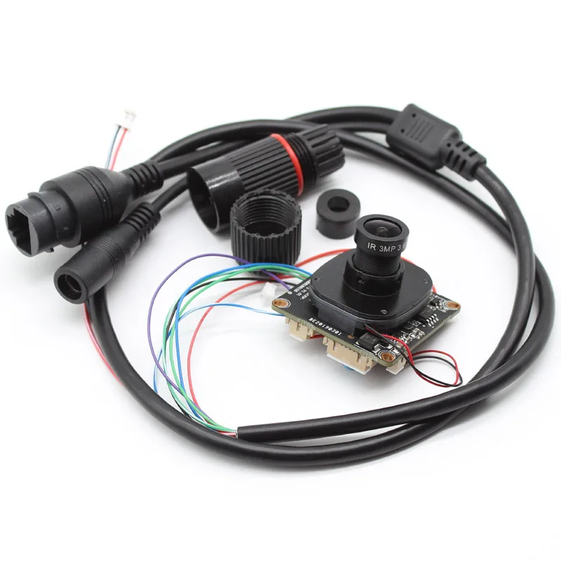 

HD 4mp 3mp Double light illumination H.265 AI IP Camera Module 4.0mp CMOS Board with lens ircut cable