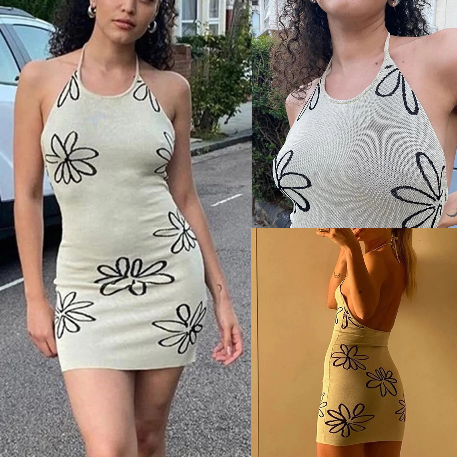 robe t Fashion Women Sexy Halter Dress Street Hot Girl Halter Neck Tight Knit Dress robe femme t
robe t Fashion Women Sexy Halter Dress Street Hot Girl Halter Neck Tight Knit Dress robe femme t