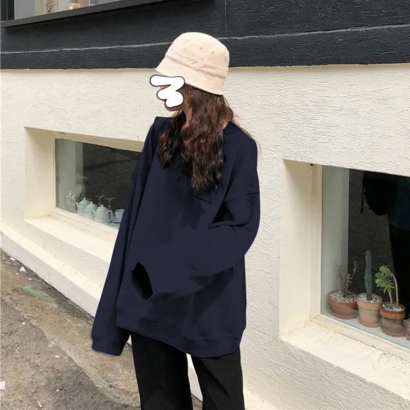 Women Hoodies Autumn Female Tops Outwear Girls Simple Loose 2XL All-match Casual Preppy Korean Trendy Ulzzang Ins Chic Cozy Slim
Women Hoodies Autumn Female Tops Outwear Girls Simple Loose 2XL All-match Casual Preppy Korean Trendy Ulzzang Ins Chic Cozy Slim