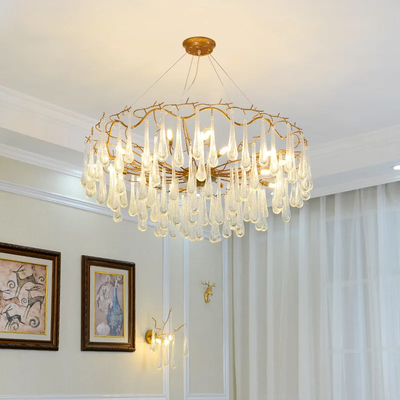 Luxurious LED Chandelier Nordic Dia45/60/80cm K9 Crystal Ceiling Chandelier Light for Dining room Villa Living room Decor
Luxurious LED Chandelier Nordic Dia45/60/80cm K9 Crystal Ceiling Chandelier Light for Dining room Villa Living room Decor