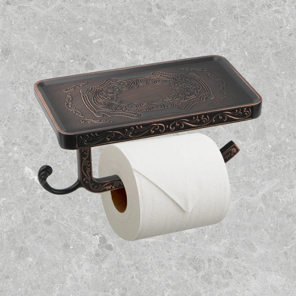 Wall Mount Carved Toilet Paper Box Toilet Paper Holder Mobile Phone Holder Bathroom Hardware Roll Holder Multifunction
Wall Mount Carved Toilet Paper Box Toilet Paper Holder Mobile Phone Holder Bathroom Hardware Roll Holder Multifunction