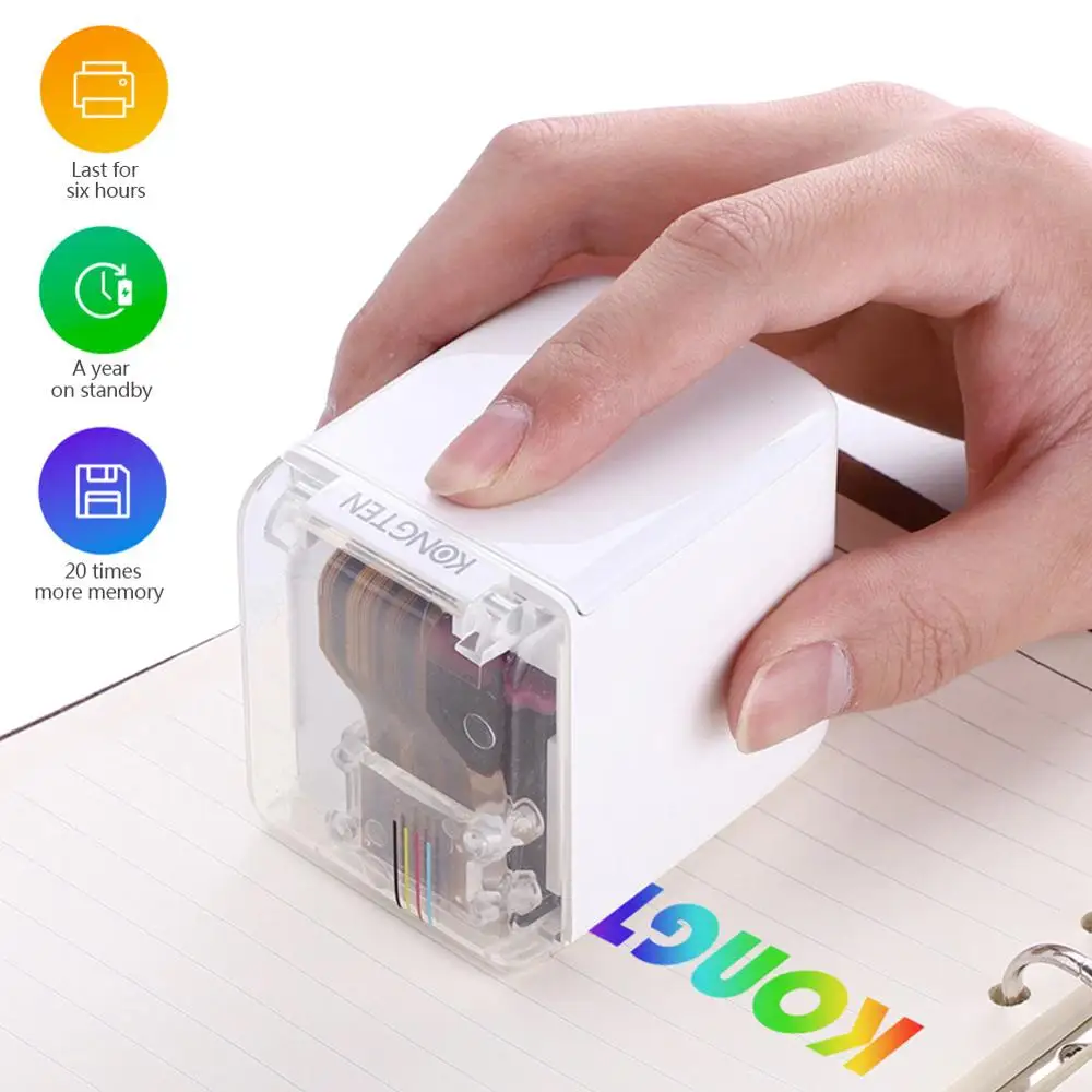 In STOCK Kongten Mbrush Printer Bluetooth Mobile Color Mini Handheld Printer Portable Wifi Printers PrinCube Handheld Inkjet
In STOCK Kongten Mbrush Printer Bluetooth Mobile Color Mini Handheld Printer Portable Wifi Printers PrinCube Handheld Inkjet