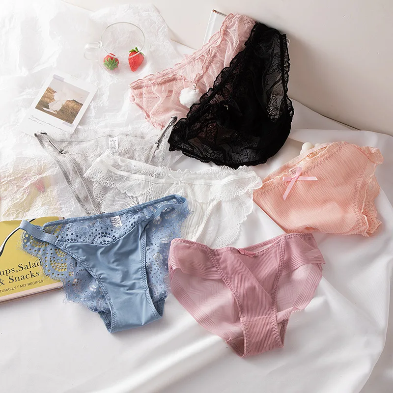 Women's Underwear Sexy Lace Underwear Sexy Summer Thin Section Breathable Ice Silk Transparent Panties Underwear Women
Women's Underwear Sexy Lace Underwear Sexy Summer Thin Section Breathable Ice Silk Transparent Panties Underwear Women