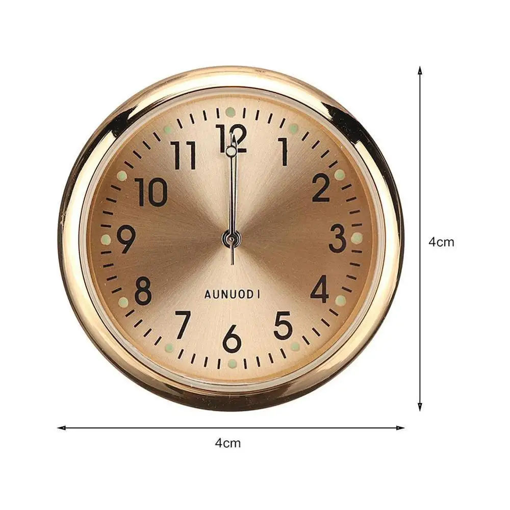 Pocket Small Mini Luminous Quartz Analog Watch Stick-On Clock Car Auto Ornament Internal Stick-On Mechanics Car Accessories Gift
Pocket Small Mini Luminous Quartz Analog Watch Stick-On Clock Car Auto Ornament Internal Stick-On Mechanics Car Accessories Gift