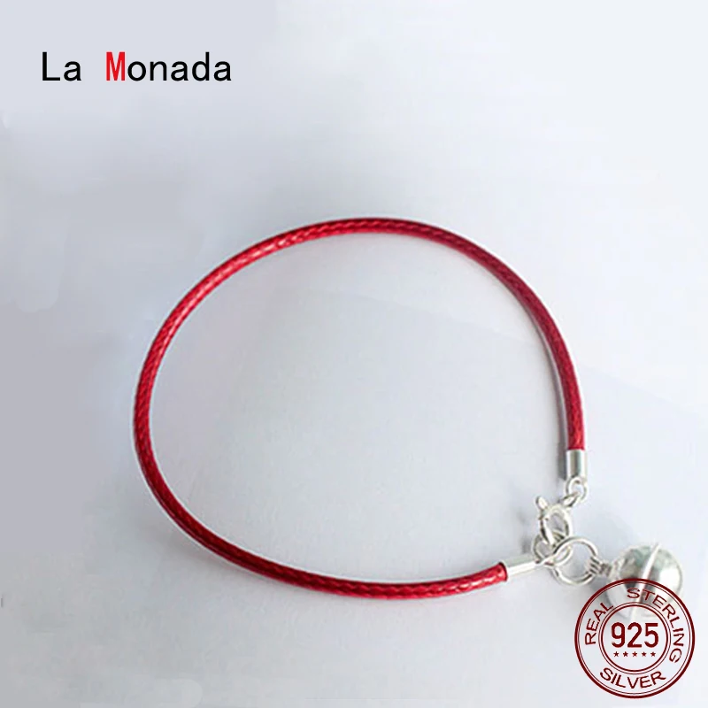 Браслет La Monada женский из серебра 925 пробы, очаровательный браслеты из красной веревки с красной нитью для ручного шнура, браслеты из стерлин...
Браслет La Monada женский из серебра 925 пробы, очаровательный браслеты из красной веревки с красной нитью для ручного шнура, браслеты из стерлин...
