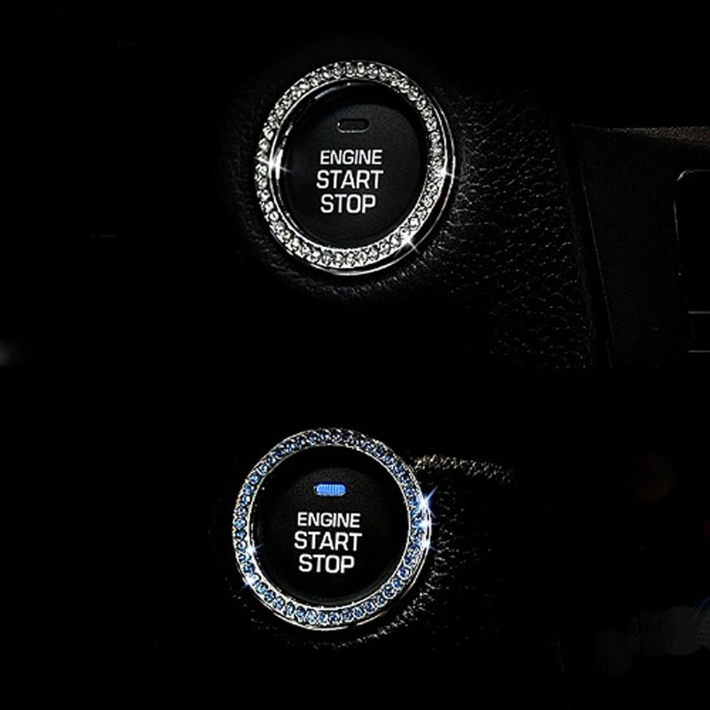 Crystal Car Engine Start Stop Ignition Key Ring for Kia Rio K2 K3 K3S K5 K4 KX3 KX5 Cerato Soul Forte Sportage SORENTO | Автомобили и