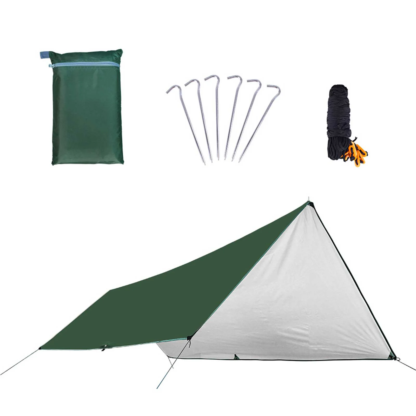 3x6m Awning Waterproof Tarp Tent Shade Ultralight Garden Canopy Sunshade Outdoor Camping Hammock Rain Fly Beach Sun Shelter
3x6m Awning Waterproof Tarp Tent Shade Ultralight Garden Canopy Sunshade Outdoor Camping Hammock Rain Fly Beach Sun Shelter