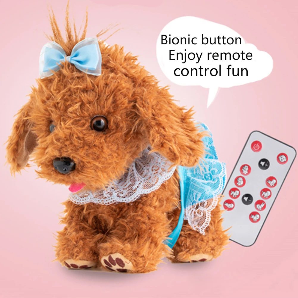 Teddy Dog 8 Movements Interactive Remote Control Smart Plush Toy For Kids Cute Animal Educational Barking Birthday Gift
Teddy Dog 8 Movements Interactive Remote Control Smart Plush Toy For Kids Cute Animal Educational Barking Birthday Gift