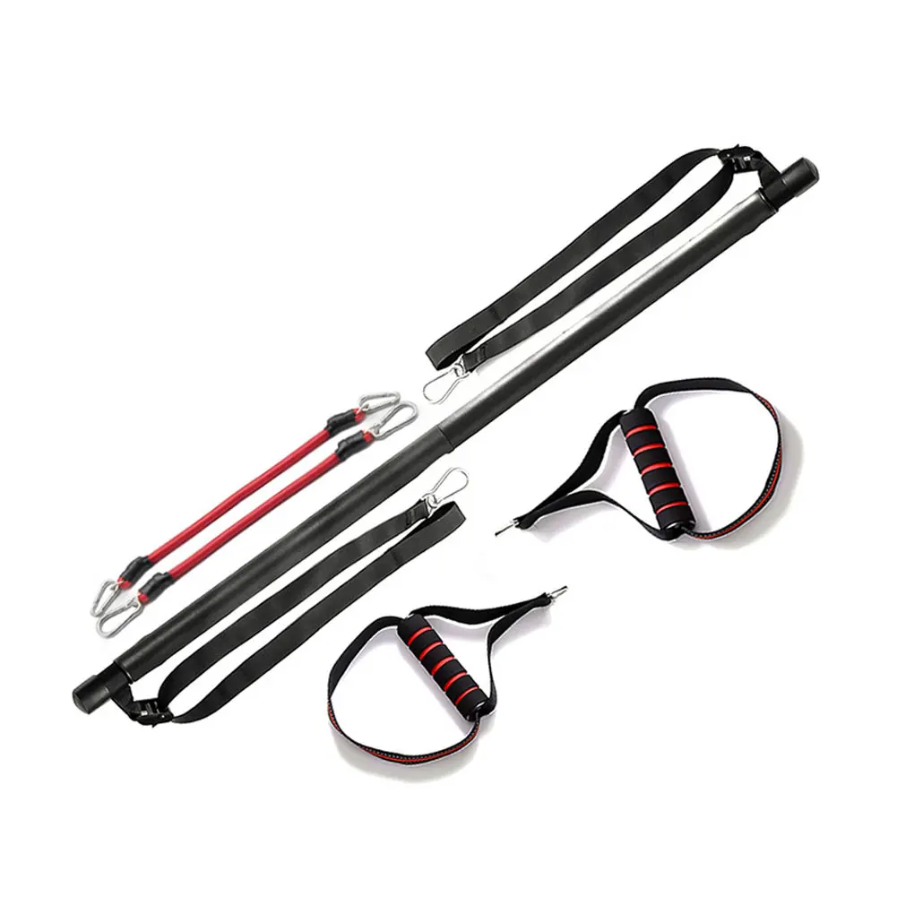 Pilates Bar Kit With Adjustable Resistance Band For Different Height Home Workouts For Hipsline Stretching Muscle Toning
Pilates Bar Kit With Adjustable Resistance Band For Different Height Home Workouts For Hipsline Stretching Muscle Toning