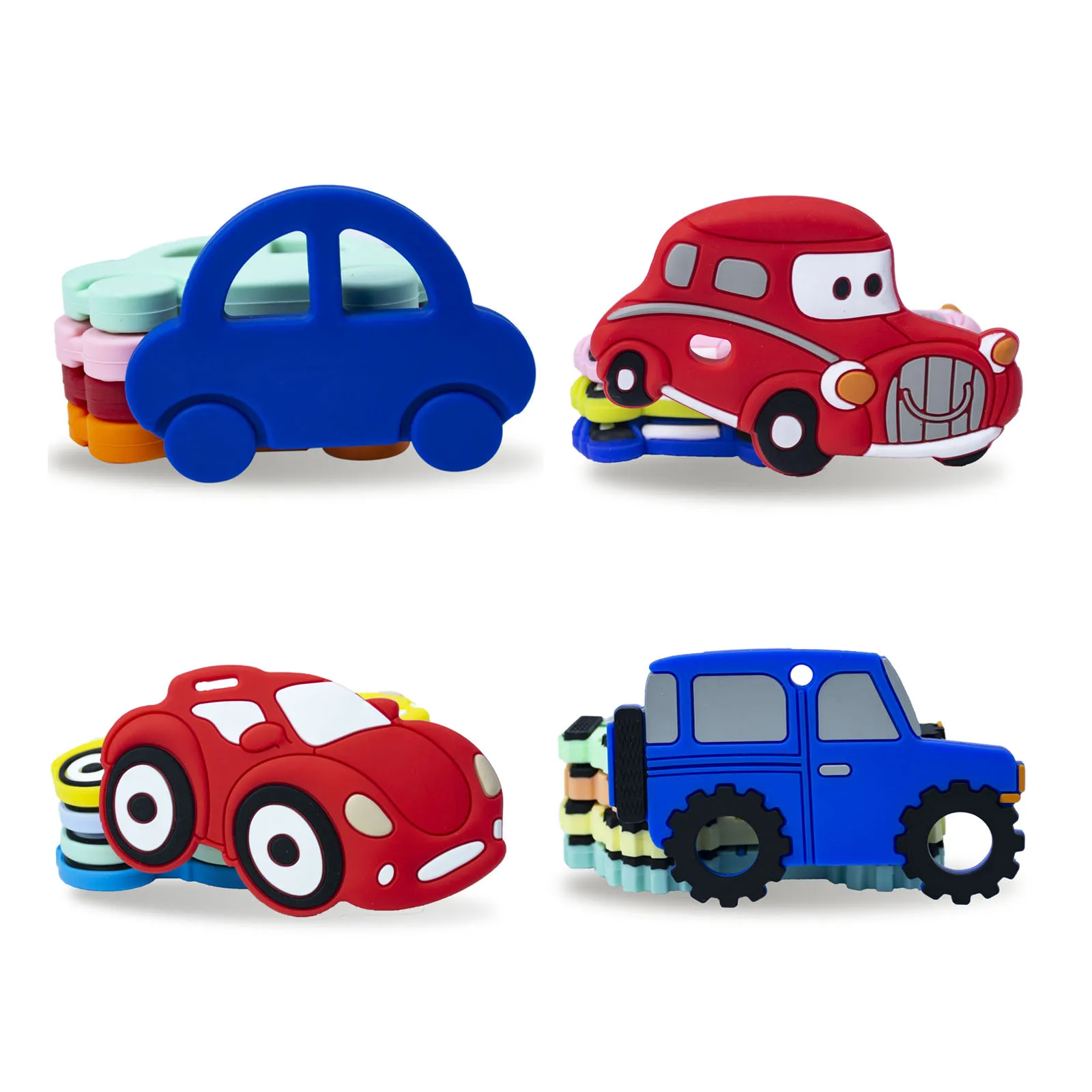 1 PC Cartoon Silicone Car/Train/Jeep Teether DIY Jewelry Making Silicone Rodents Breastfeeding Necklace For Customized Pacifier
1 PC Cartoon Silicone Car/Train/Jeep Teether DIY Jewelry Making Silicone Rodents Breastfeeding Necklace For Customized Pacifier