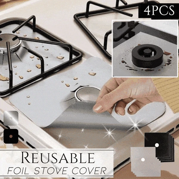 4 pcsGas Stove Protectors Non-stick Reusable Gas Stovetop Burner Liner Heat Resistant Gas Cover Kitchen Cookware Accessories
4 pcsGas Stove Protectors Non-stick Reusable Gas Stovetop Burner Liner Heat Resistant Gas Cover Kitchen Cookware Accessories
