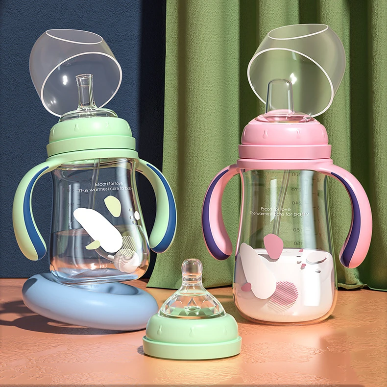 Cute Glass Baby Bottle Silicone Straw Water Drink Bottles For Baby Milk Feeder Set Baby Feeding Bottle Newborn Baby Bottle Spoon
Cute Glass Baby Bottle Silicone Straw Water Drink Bottles For Baby Milk Feeder Set Baby Feeding Bottle Newborn Baby Bottle Spoon
