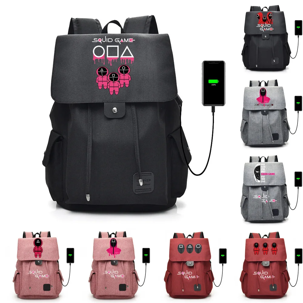 Squid Game Backpack Women Men Casual Student School Bag Kids Adult Bookbag Book Travel Backpack
Squid Game Backpack Women Men Casual Student School Bag Kids Adult Bookbag Book Travel Backpack