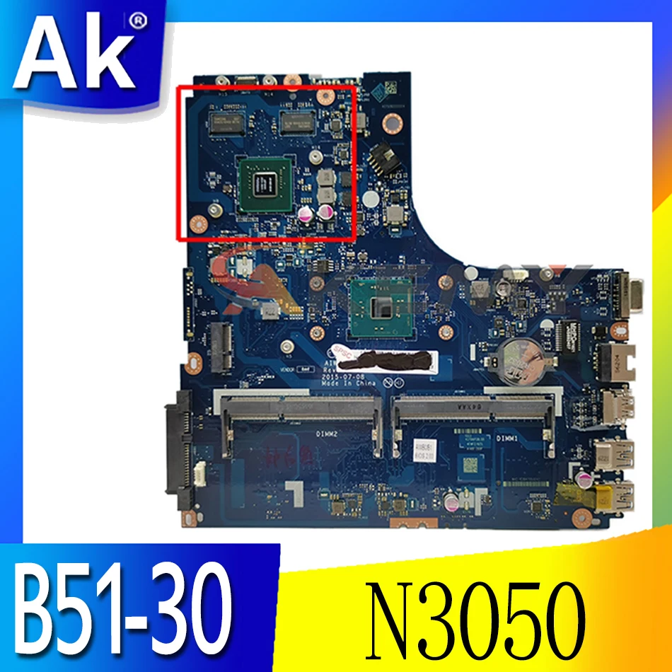 Материнская плата для ноутбука LENOVO Ideapad B51-30 системная плата LA-C291P SR29H Celeron N3050
Материнская плата для ноутбука LENOVO Ideapad B51-30 системная плата LA-C291P SR29H Celeron N3050
