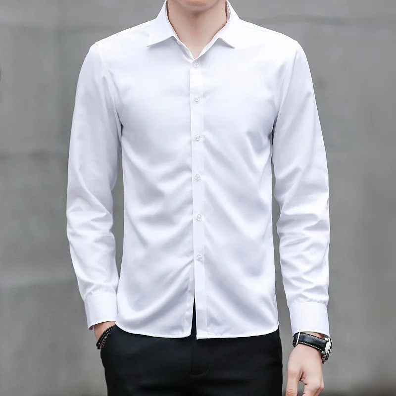 Top Selling Product In 2021 New White Shirt Men's Korean Version Autumn New Business Casual Long Sleeve Shirt Men's Clothing
Top Selling Product In 2021 New White Shirt Men's Korean Version Autumn New Business Casual Long Sleeve Shirt Men's Clothing