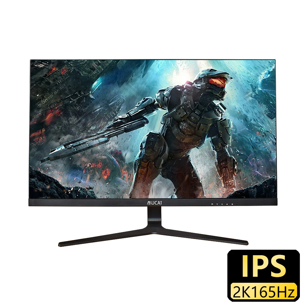 

MUCAI 27 Inch Monitor 2K 144Hz IPS PC Lcd Display QHD 165Hz Desktop Gaming Gamer Computer Screen Flat Panel HDMI/DP