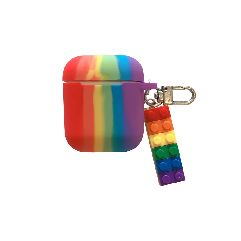 Case for Airpods 2 Bluetooth Earphone Case for Airpods Pro Silicone Protective Cover Cute with Keychain Rainbow Building Block
Case for Airpods 2 Bluetooth Earphone Case for Airpods Pro Silicone Protective Cover Cute with Keychain Rainbow Building Block